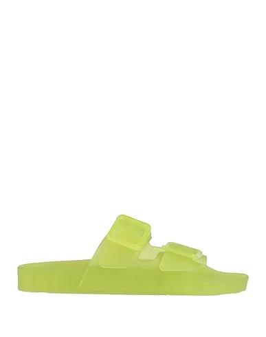 Acid green Sandals