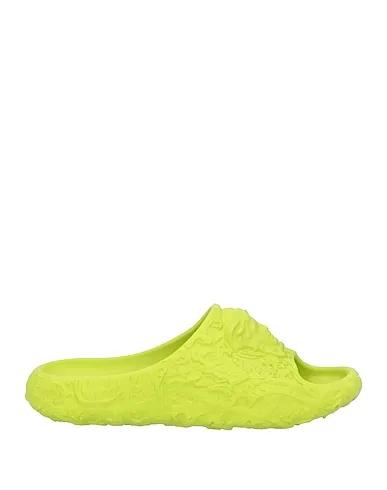 Acid green Sandals