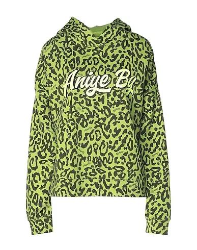 Acid green Sweatshirt Hooded sweatshirt