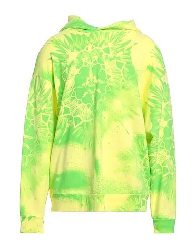 Acid green Sweatshirt Hooded sweatshirt