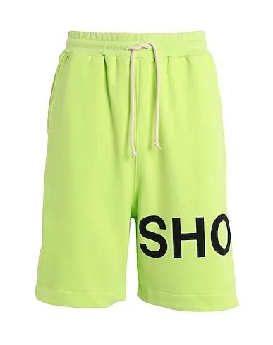 Acid green Sweatshirt Shorts & Bermuda