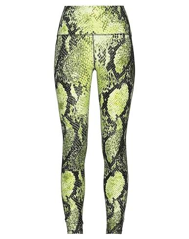 Acid green Synthetic fabric Leggings