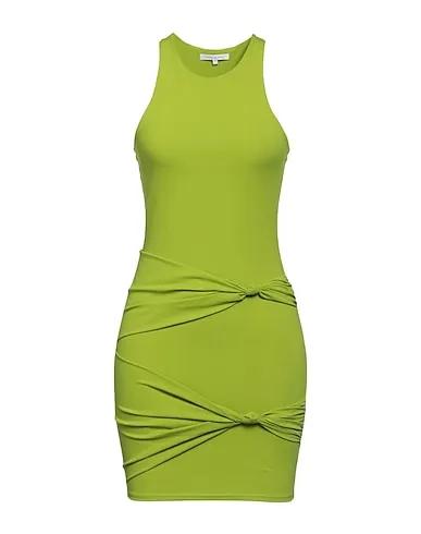 Acid green Synthetic fabric Short dress