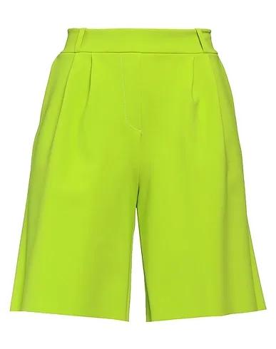 Acid green Synthetic fabric Shorts & Bermuda