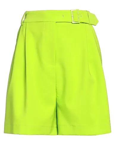Acid green Synthetic fabric Shorts & Bermuda