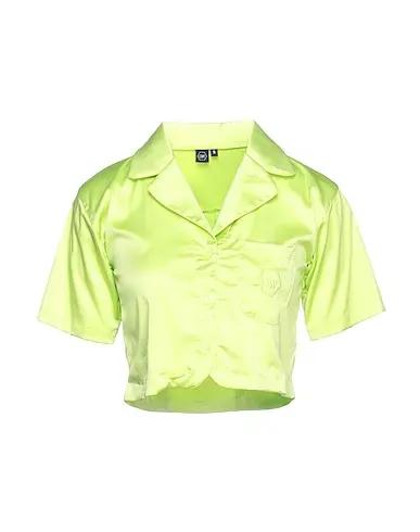 Acid green Synthetic fabric Solid color shirts & blouses
