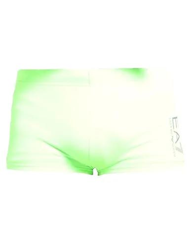 Acid green Synthetic fabric Swim shorts