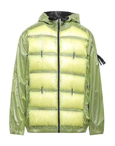 Acid green Techno fabric Shell  jacket