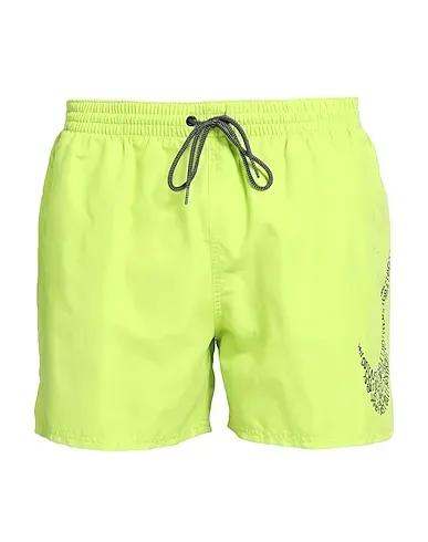 Acid green Techno fabric Swim shorts 5 Volley Short
