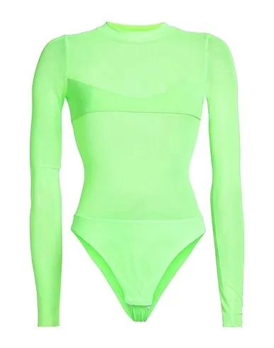 Acid green Tulle Bodysuit