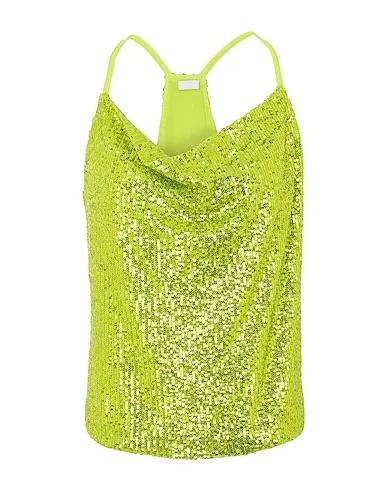 Acid green Tulle Evening top