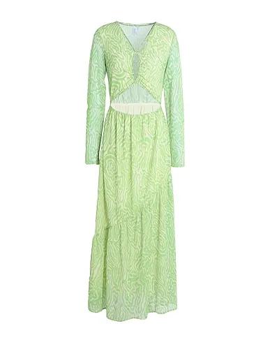 Acid green Tulle Long dress