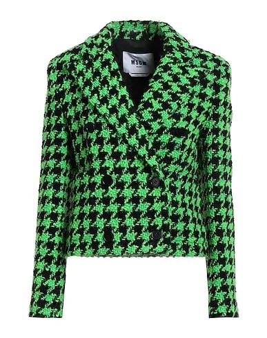 Acid green Tweed Blazer