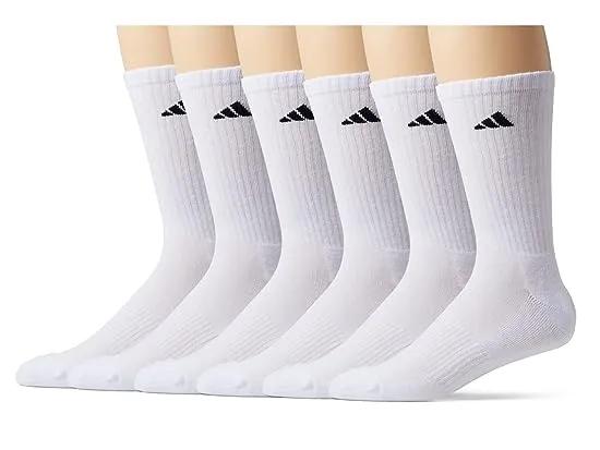 adidas Athletic Cushioned Crew 6-Pack