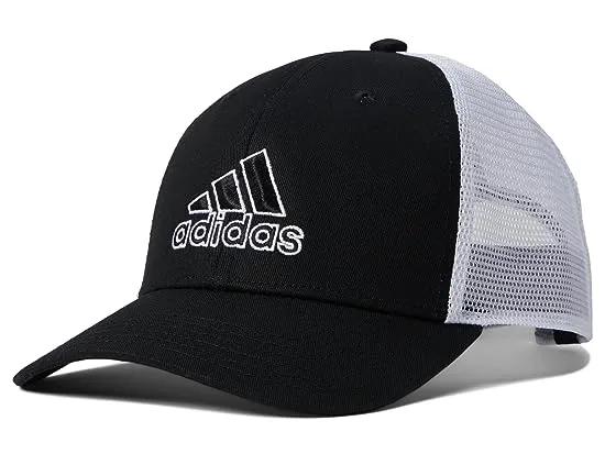 adidas Mesh Back Structured Low Crown Snapback Adjustable Fit Cap