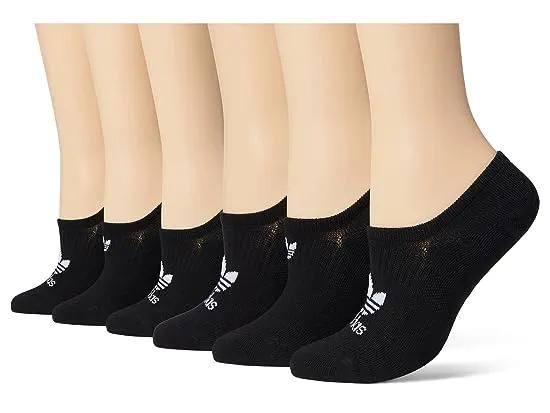 adidas Originals Trefoil Superlite Super No Show Socks 6-Pack