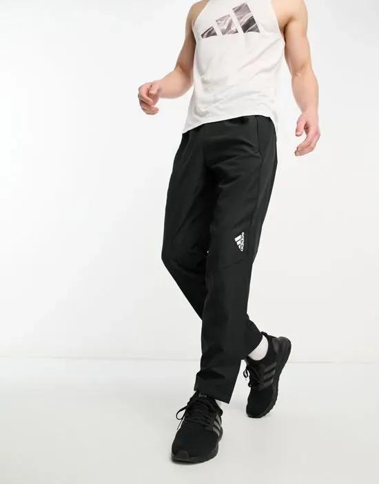 adidas Training Design for Movement joggers in black