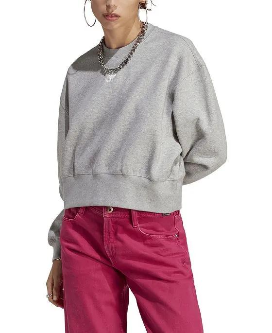 adidas Women's Essentials Fleece Crewneck Sweatshirt