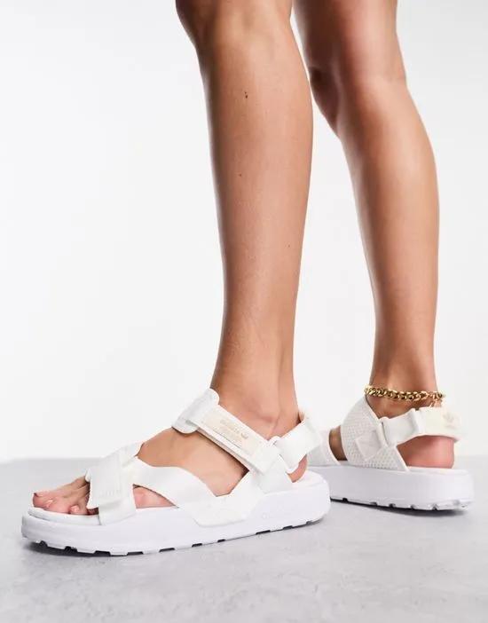 Adilette sandals in white