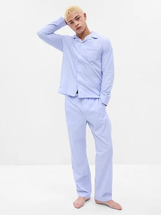 Adult Poplin Pajama Set
