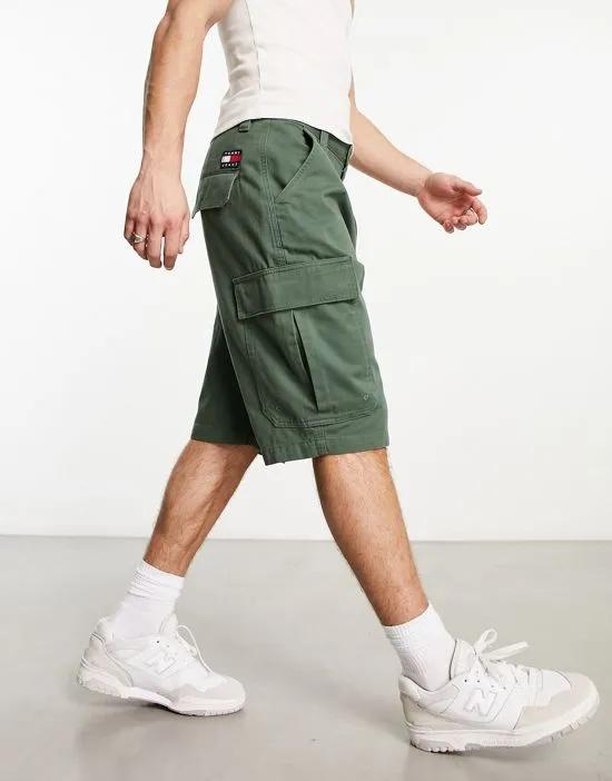 Aiden baggy cargo shorts in green
