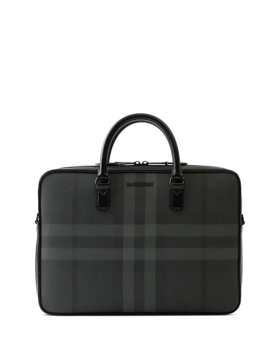 Ainsworth Check Slim Briefcase