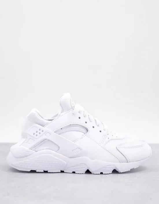 Air Huarache sneakers in triple white