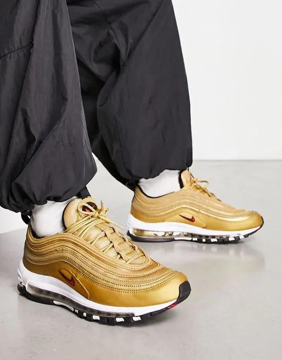 Air Max 97 OG sneakers in gold and red