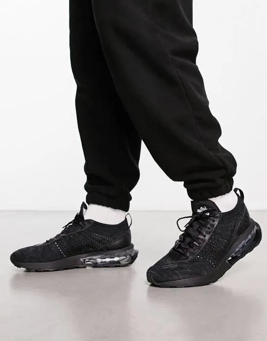 Air Max Flyknit Racer sneakers in black
