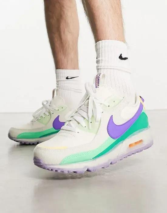 Air Max Terrascape sneakers in gray and green