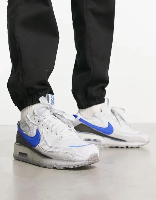 Air Max Terrascape sneakers in white and blue