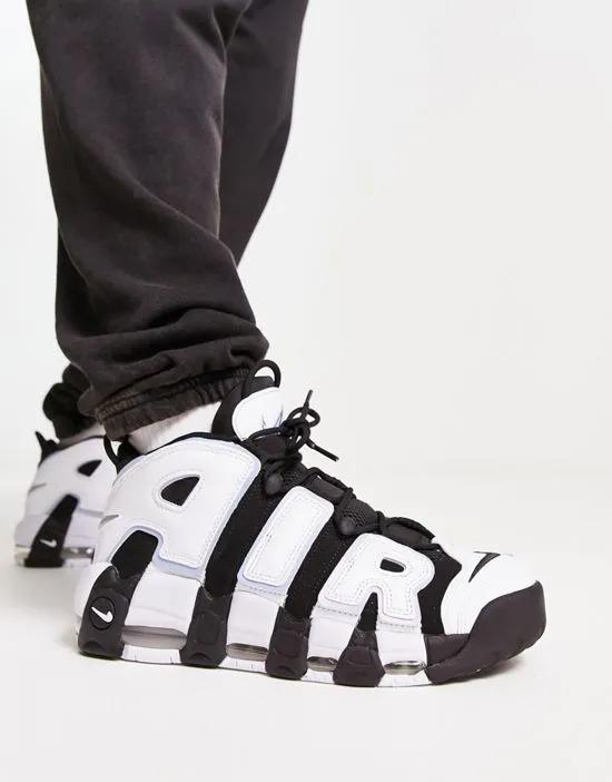 Air More Uptempo '96 sneakers in black and white - BLACK