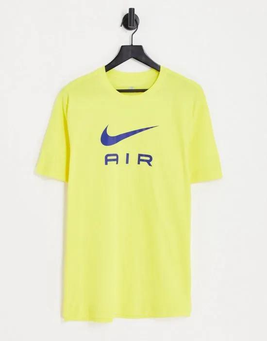 Air t-shirt in yellow strike