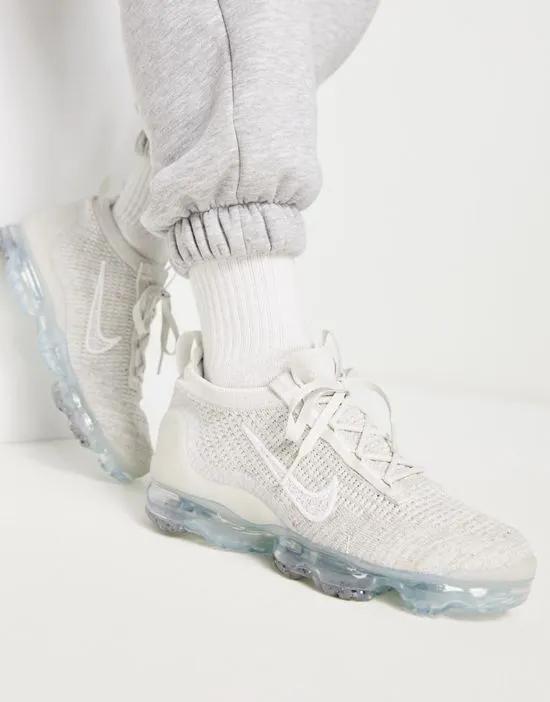 Air VaporMax 2021 flyknit sneakers in white