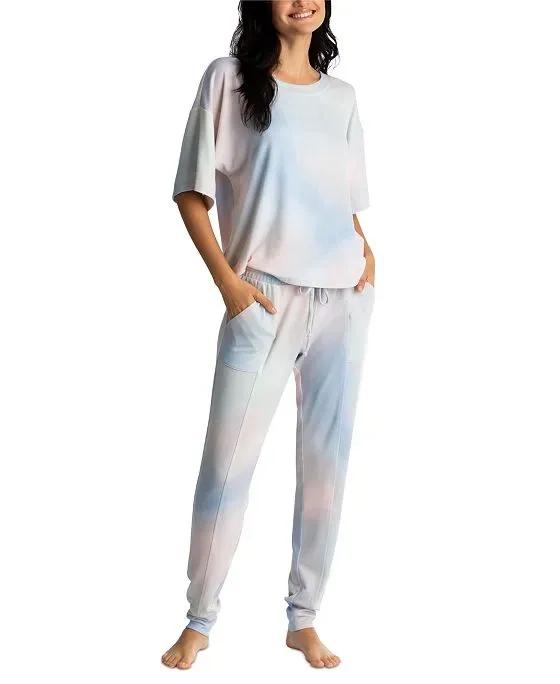 Alexis Printed Hacci Lounge Pajama Set