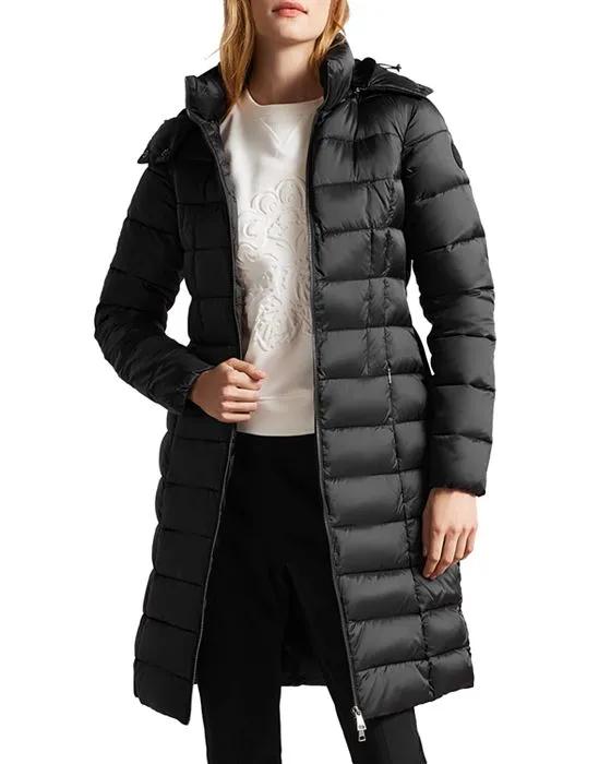 Aliciee Hooded Faux Fur Lined Puffer Coat