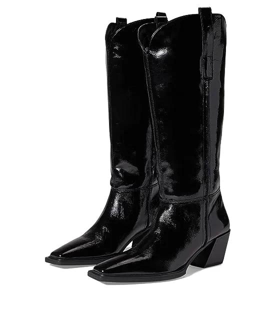 Alina Patent Leather Western Boot