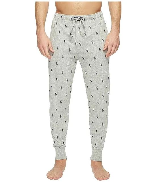 All Over Pony Player Knit Sleepwear Joggers