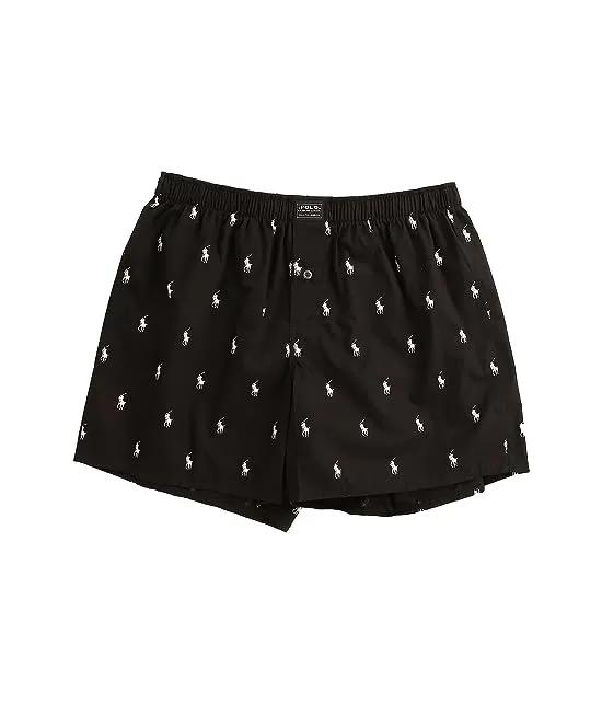 All Over Pony Player Woven Boxer