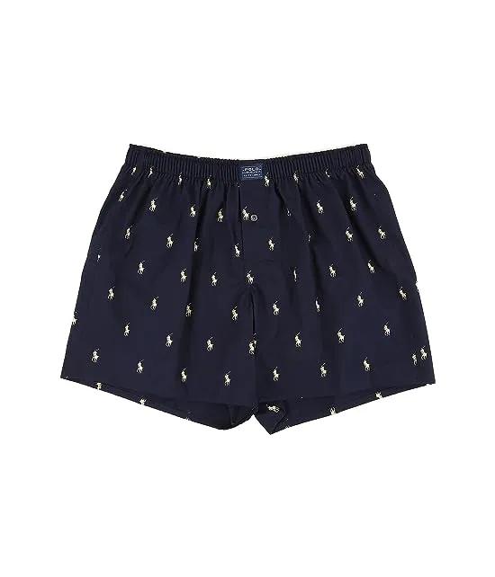 All Over Pony Player Woven Boxer