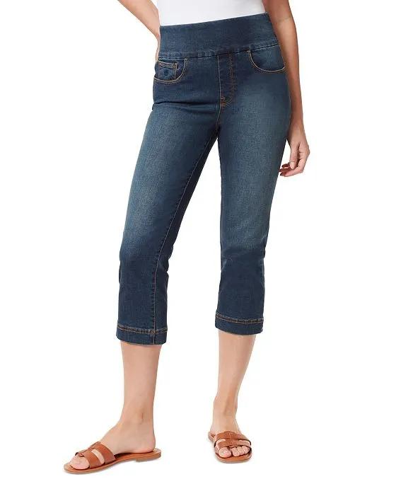 Amanda Pull-On Capri Jeans