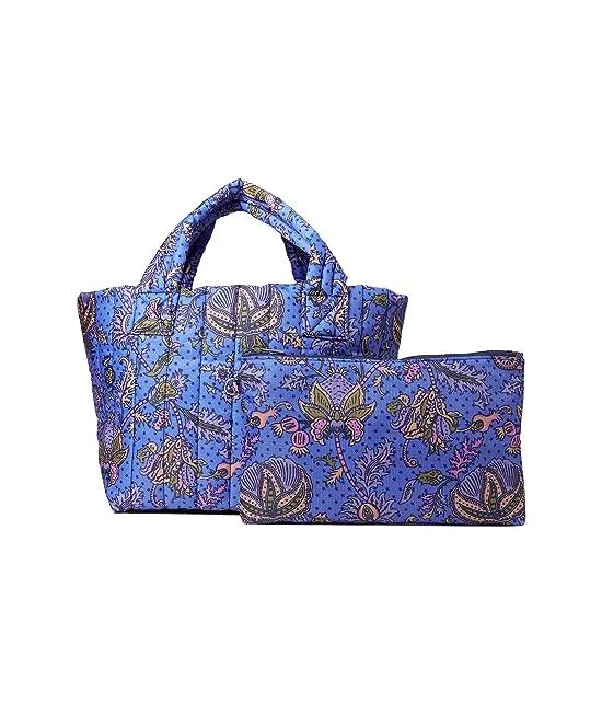 Amanda Star Quilted Nylon Tote