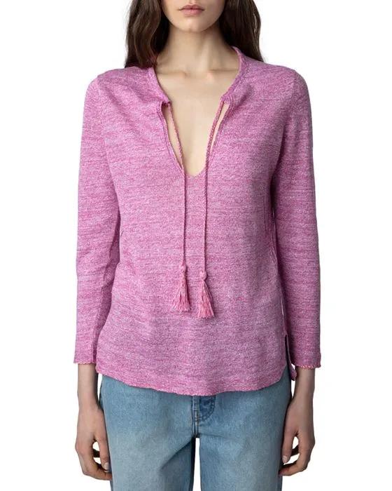 Amber Linen & Silk Sweater