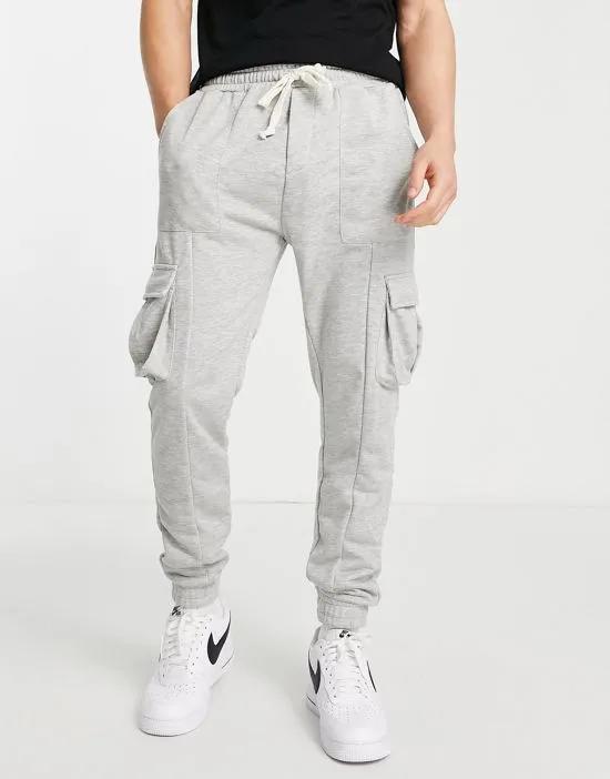 American Stich washed loose fit cargo sweatpants