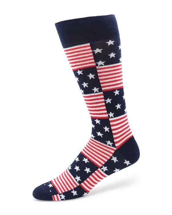  Americana Flag Crew Socks - 100% Exclusive  
