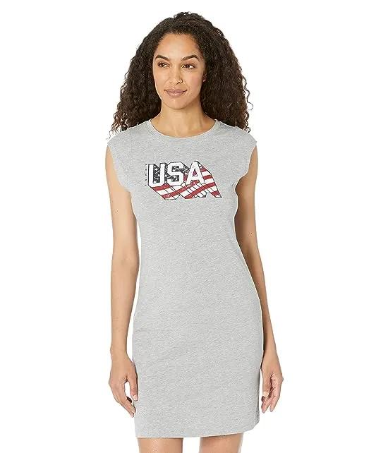 Americana T-Shirt Dress