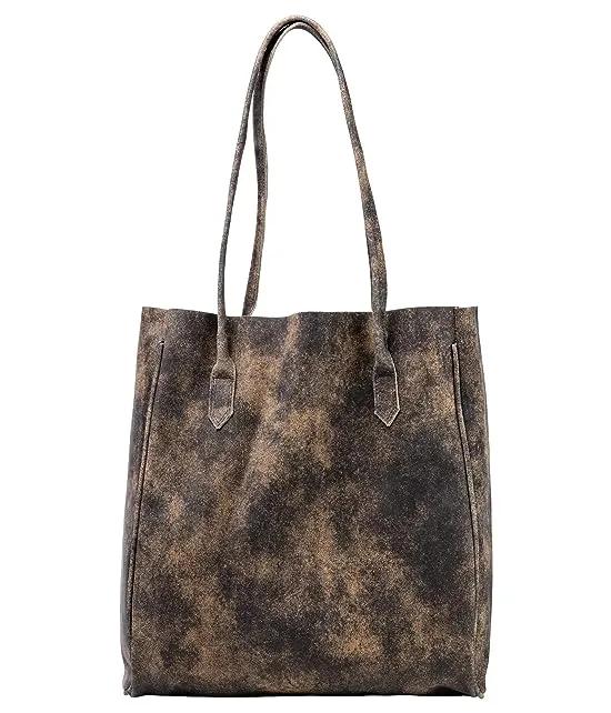 Amy Printed Leather Tote Bag