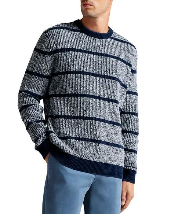 Angio Striped Crewneck Sweater