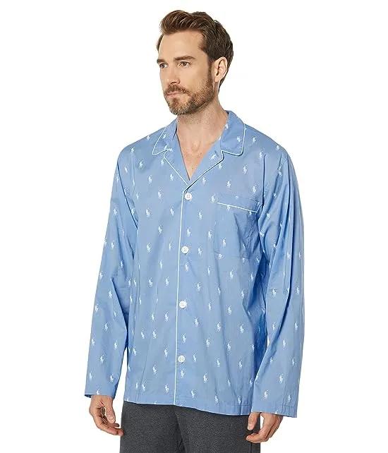AOPP Woven Sleepwear Long Sleeve PJ Shirt