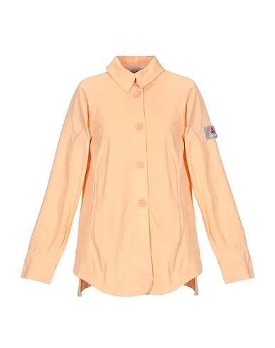 Apricot Cotton twill Solid color shirts & blouses